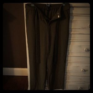 Army Green Slouchy Pants